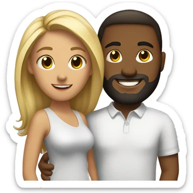 My husband and I  sticker