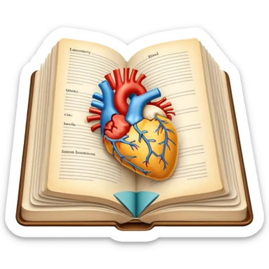 anatomy book sticker