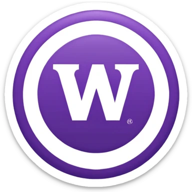 University of Washington logo sticker