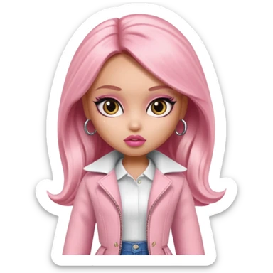 Bratz pink sticker