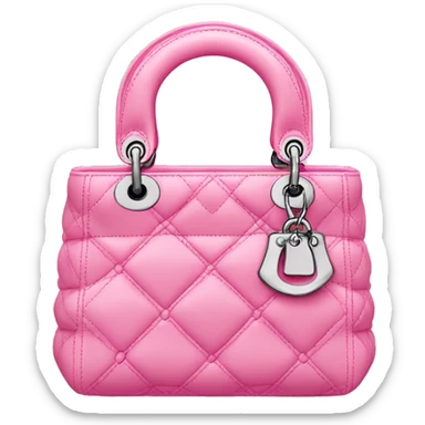 Pink lady dior bag sticker