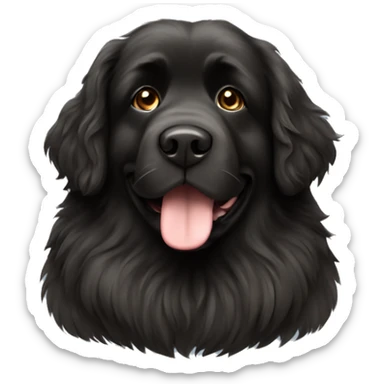Newfoundland dog sticker