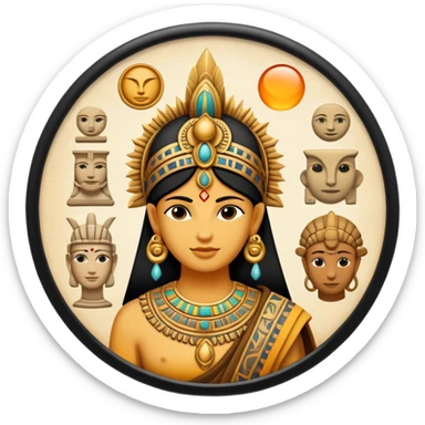 Explore the human journey through time, from ancient civilizations to modern cultures. Discover the evolution of societies, traditions, and beliefs. Anthropology studies our shared past, shaping how we understand human diversity and interaction. sticker