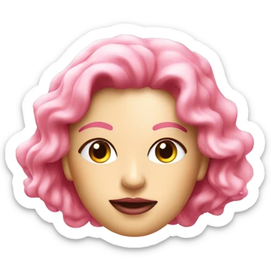 A Pink sol de janero parfum  sticker