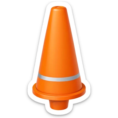 Cone marker
 sticker