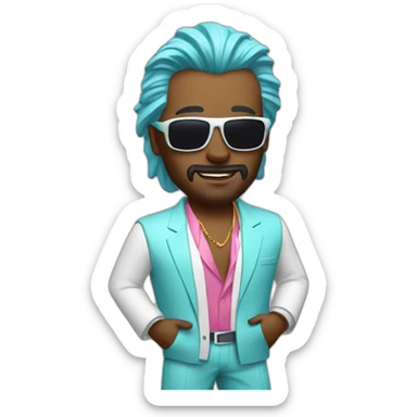 Miami vice sticker
