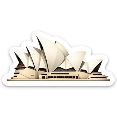 Sydney Opera House landmark sticker
