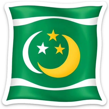 Azad kashmir flag sticker