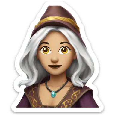  nice and pretty sorceress sticker