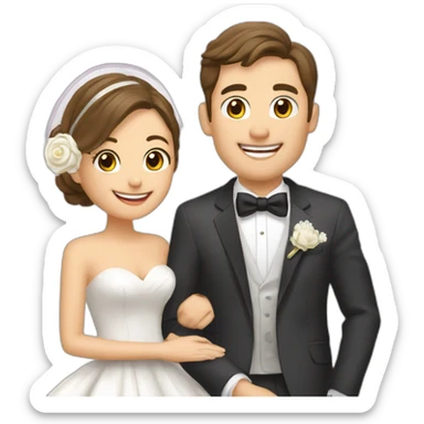 Congratulations to you and your family on the upcoming ceremony.Thanks for the beautiful wedding invitation and wish you all the best now and in the future. sticker