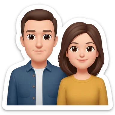 Daddy and my wife sticker