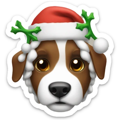 christmas dálmata sticker