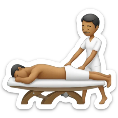 a-man-is-doing-a-massage sticker