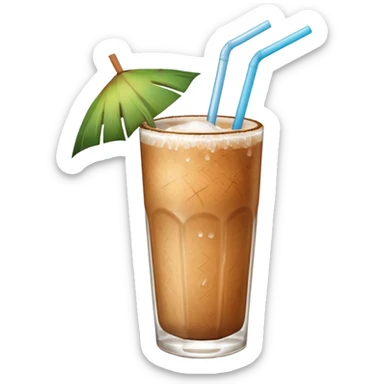 coconut drink summer vibe sticker