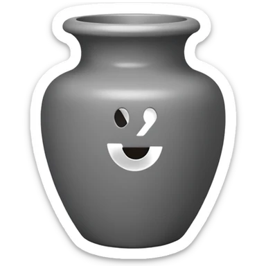 grey urn sticker