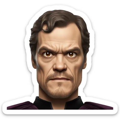 Michael Shannon zod face sticker