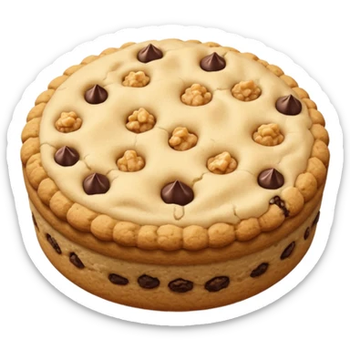 Cookie crumble sticker