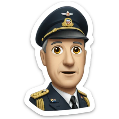 Charles de gaulle sticker