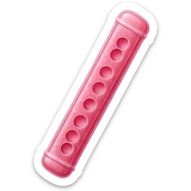 pink sour gummy stick sticker
