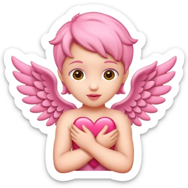 Pink Cupid sticker