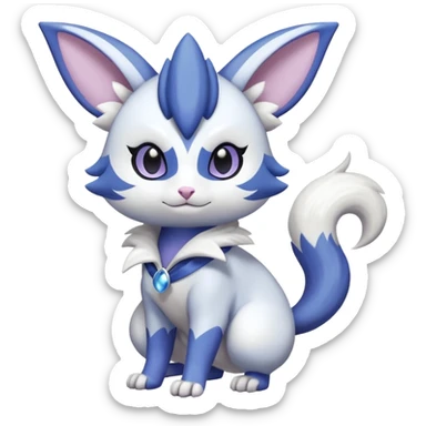 Shiny Furret-Absol-Meowstic-Mienshao-Espeon-Hybrid (Full body) sticker