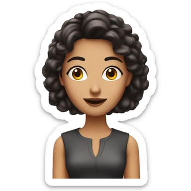 wednesday movie girl sticker