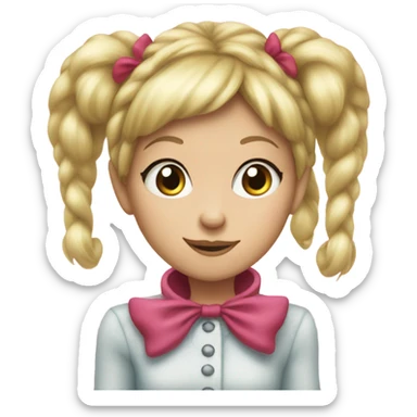 Cindy Lou who dressed as Lucy Lu sticker