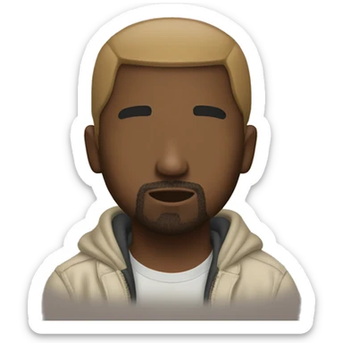 Skibidi Kanye West sticker
