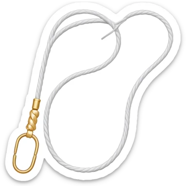 Lazo blanco  sticker