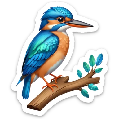 Kingfisher sticker