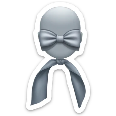 gray bow, gray heart, gray snowflake, gray porsche, gray scarf sticker