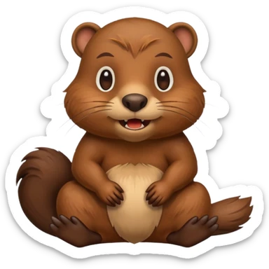 beaver sticker