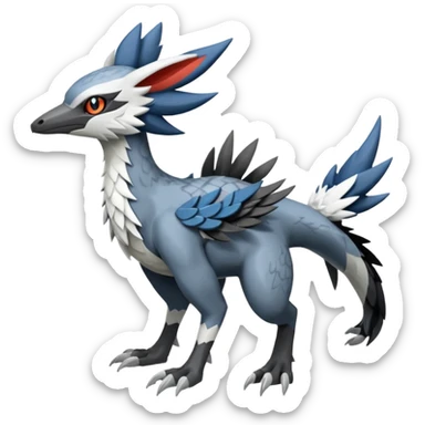 Fionbri-Vernid-Trico-Nargacuga-Silvally-fusion, full body sticker