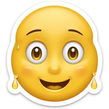relieved emoji sticker