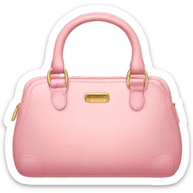 Pastel Pink purse sticker