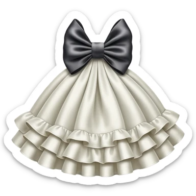 Fiocco bianco sticker