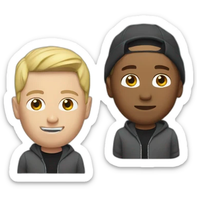 Emoji Eminem hello sticker