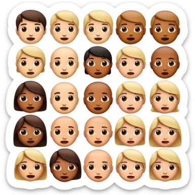 I want a set of "the cutest over acting emojis" sticker