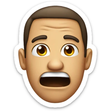 annoying face  sticker