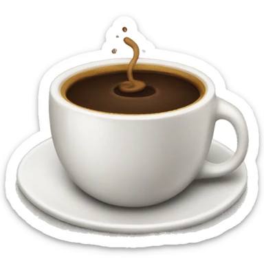 Coffee sticker