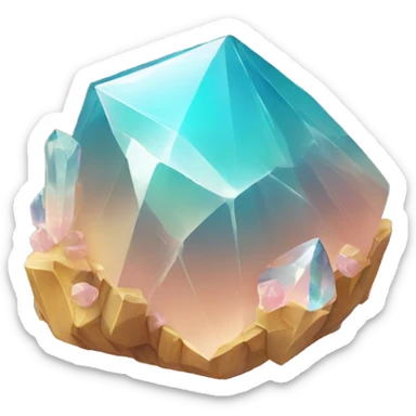 Crystals sticker