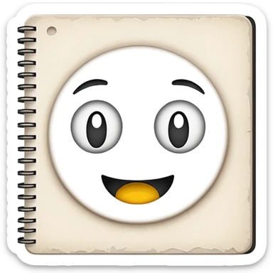 Sketchbook Page sticker