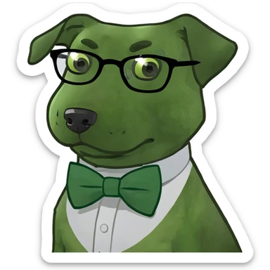 Very understanding dog sticker