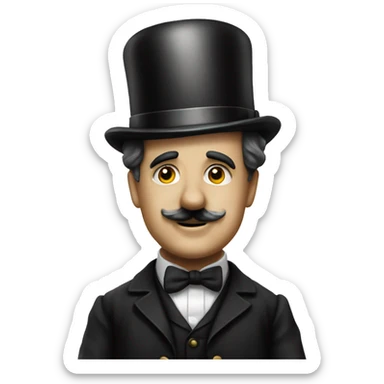 Charlie Chaplin sticker