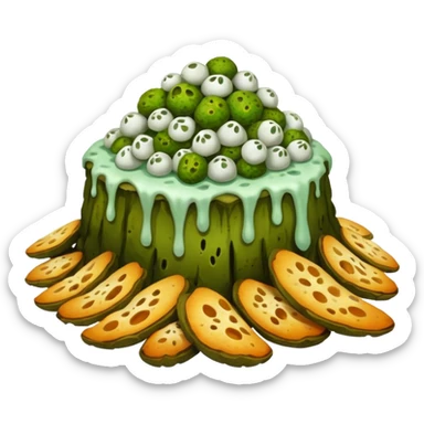 rotten food, no face, no people sticker