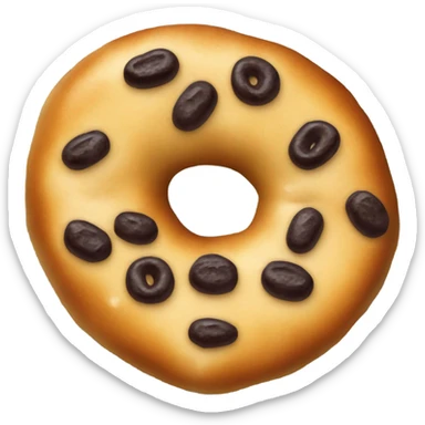 rasin bagel  sticker