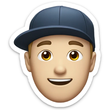 Mr beast with a cap sticker