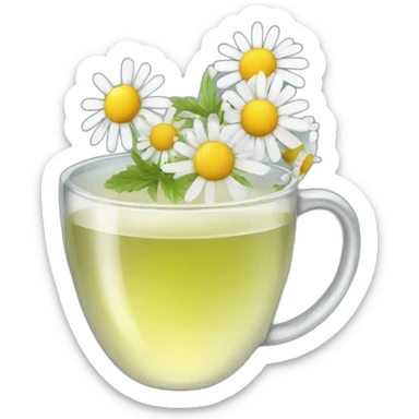 chamomile tea sticker