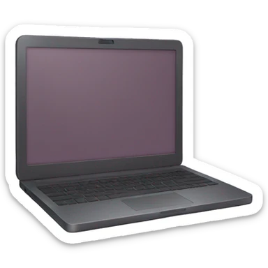 dark mauve laptop sticker