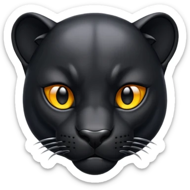 Pantera negra sticker
